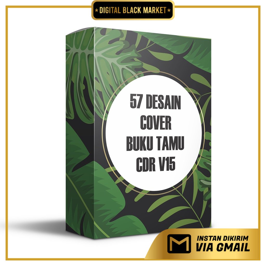 57 Desain Cover Buku Tamu CorelDraw v15