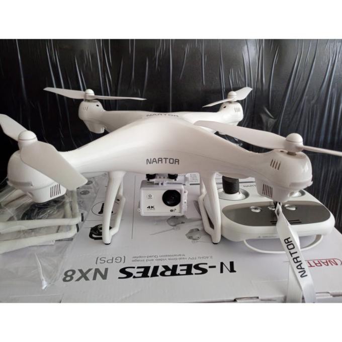 Drone Nx8 S70W Dual Gps Upgrade Wifi Action Cam 20Mp