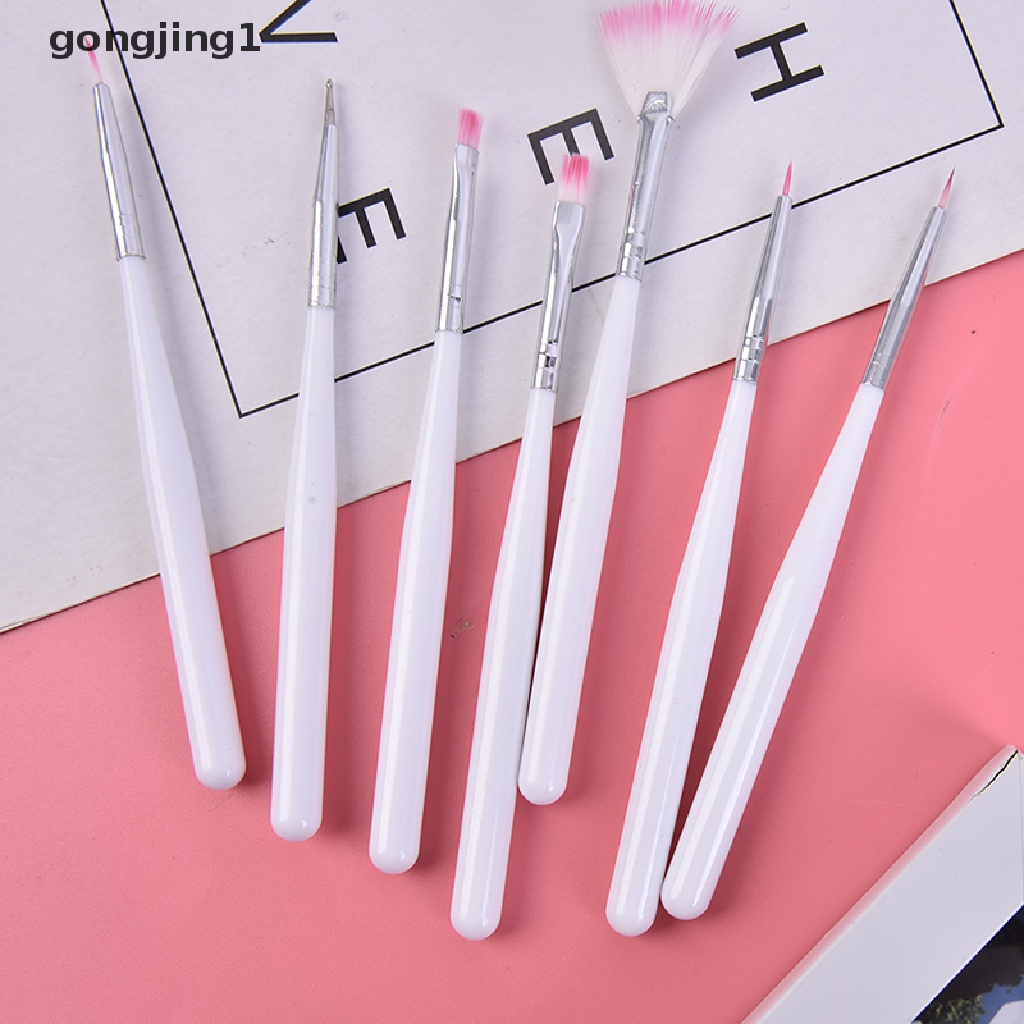 Ggg 7pcs Cake Icing Decorag Paing Brush Fondant Dusg Sugarcraft DIY Alat ID