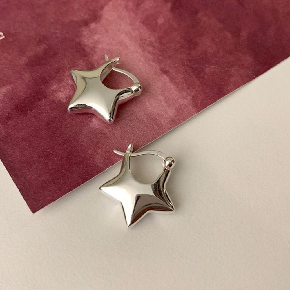 Mxbeauty Anting Bintang Elegan Menawan Trendi Temperamen Tembaga Sederhana Wanita Ear Stud