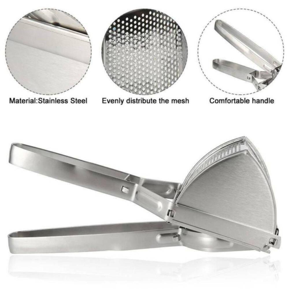 Populer Potato Ricer Makanan Bermanfaat Sayur Stainless Steel Besar Potato Masher