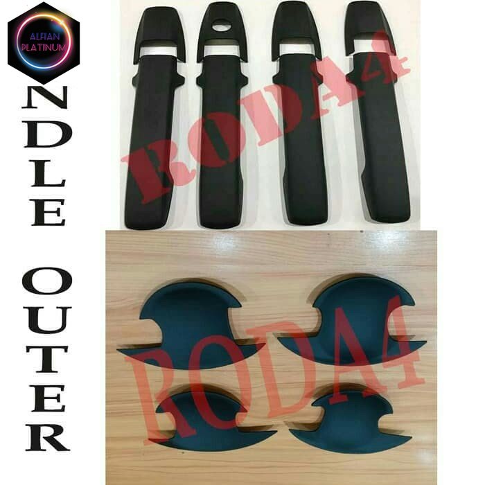 Paket Outer Cover Handle Black Doff Honda All New Brio 2018 2019 Variasi Mobil