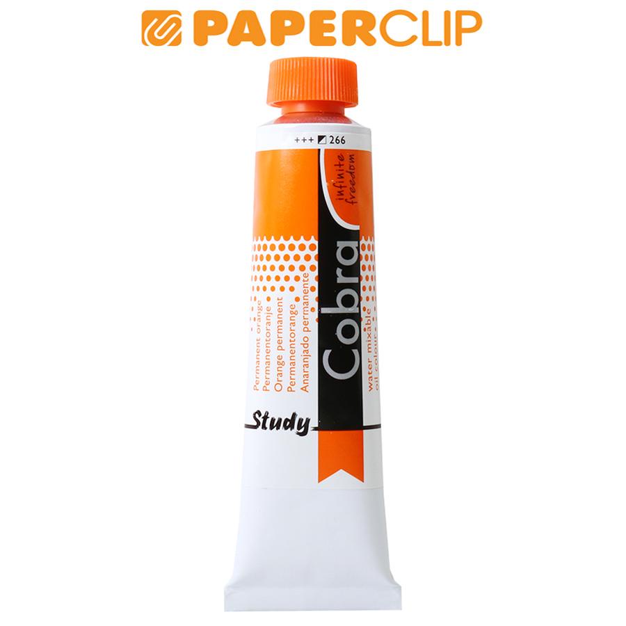 

CAT MINYAK / OIL COLOR COBRA STUDY 40ML 25052660 PERMANENT ORANGE