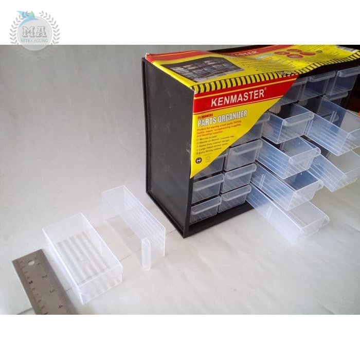 KENMASTER Rak Baut Serbaguna 25 Slot Laci Drawer Part Organizer