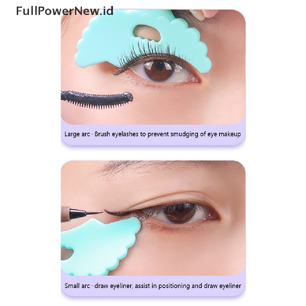Power Drawing Aid Alat Bantu Eyeliner Eyeliner Stencils Wing Tips Eyeliner Locator ID