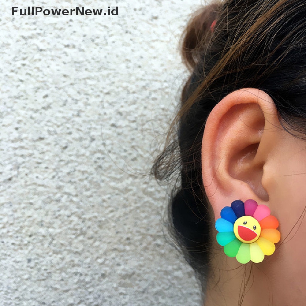 Power Acrylic Sun Flower Dekorasi DIY Kerajinan Anak Jepit Rambut Aksesoris ID