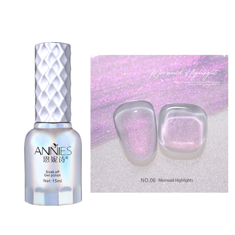 Annies Mermaid Highlight Glitter Kutek Gel SK