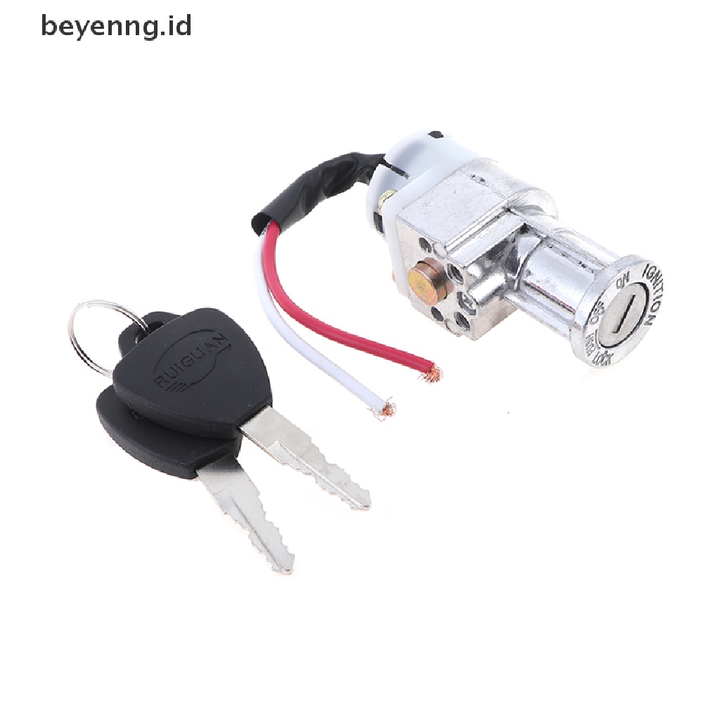 Beyen Kunci Mini Chager Universal Dengan 2kunci Untuk Motor Sepeda Elektrik ID