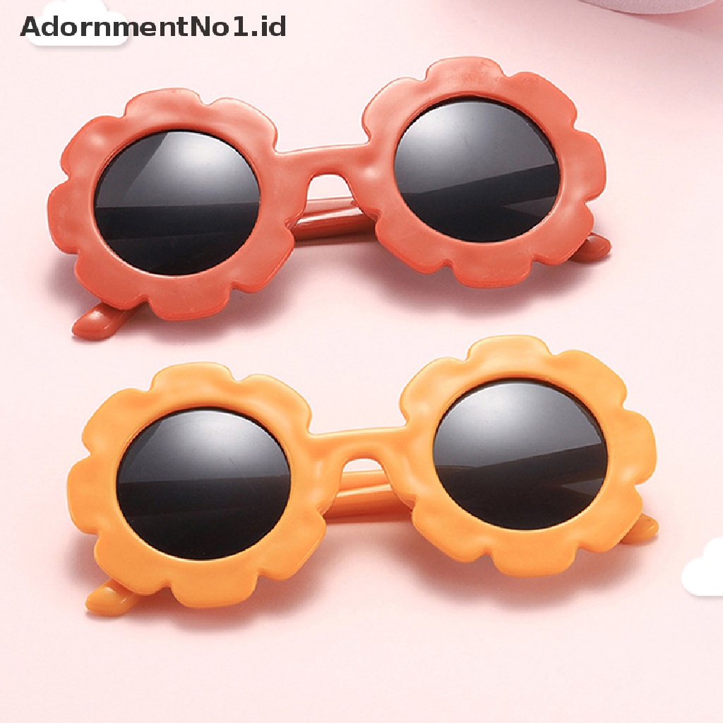 [AdornmentNo1] Baru Sun Flower Bulat Lucu Anak-Anak Kacamata UV400 Untuk Anak Laki-Laki Perempuan Balita Indah Bayi Kacamata Matahari Anak Oculos De Sol [ID]