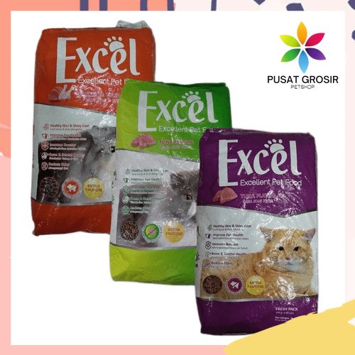 Makanan Kering Kucing / Excel Cat Dry Food 20kg / 1 SAK