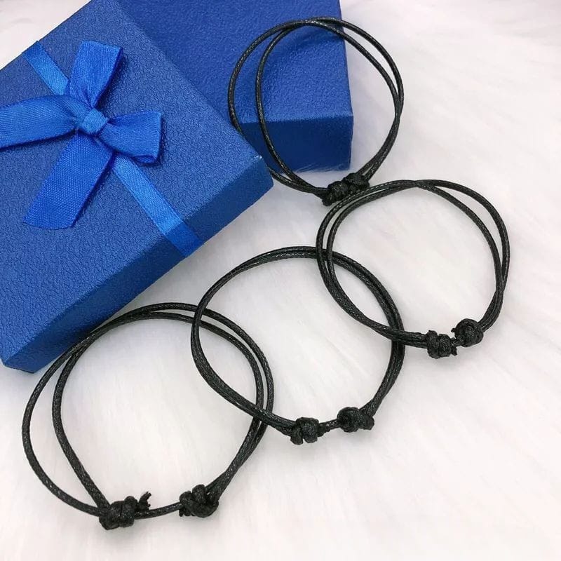 ZAYKA==Gelang Tangan Pria &amp; Wanita Simple dan Aesthetic Bahan Tali Satin Ukuran Menyesuaikan Aksesoris Fashion Handmade Murah