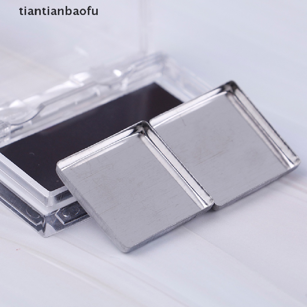 [tiantianbaofu] 2kisi Panci Kosong ic eyeshadow Pigmen Aluminium palette pans makeup Butik