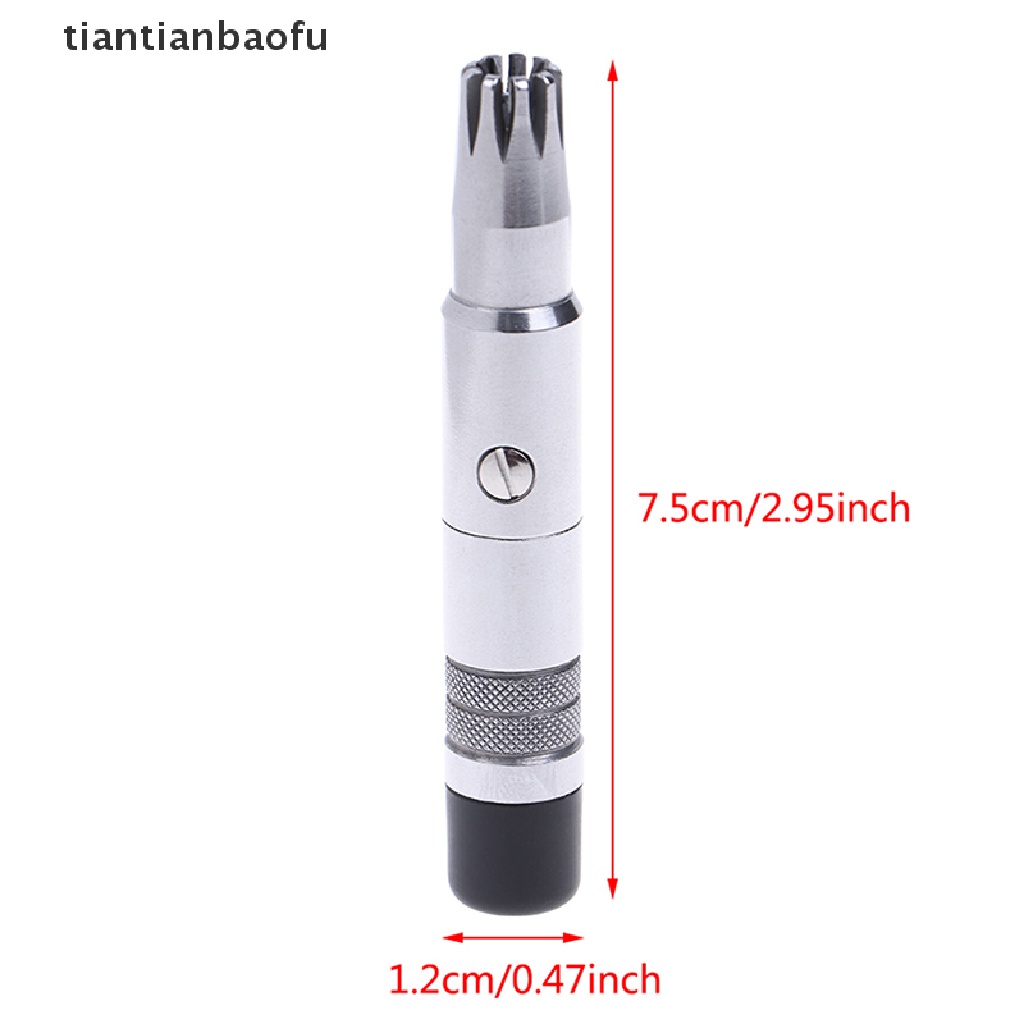 [tiantianbaofu] Alat Cukur Hidung Manual Stainless Steel Penghilang Rambut Tidak Perlu Butik