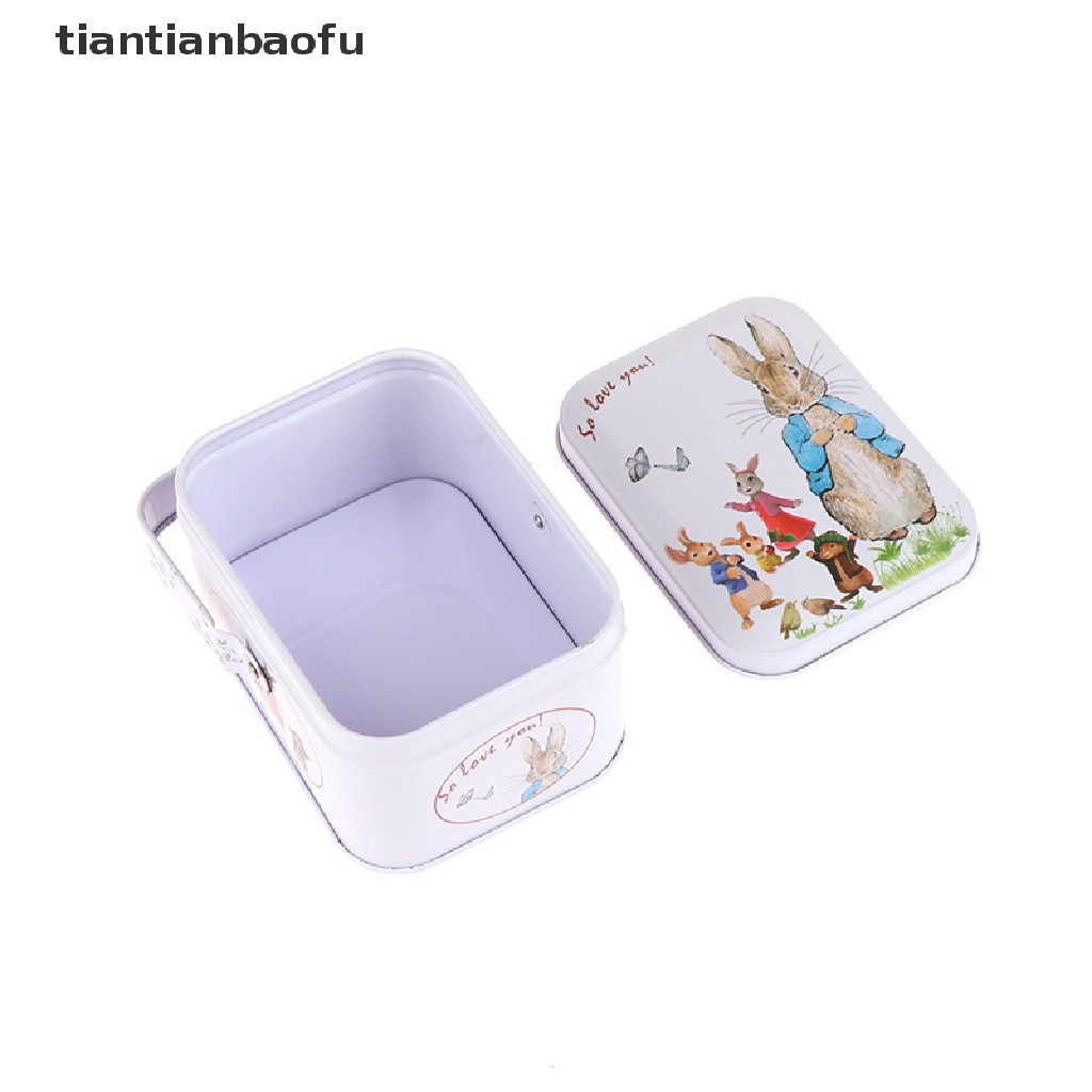 [tiantianbaofu] Vintage Kecil Koper Penyimpanan Tin Candy Box Gift Box Earphones Box Case Rumah Organizer Portable Butik