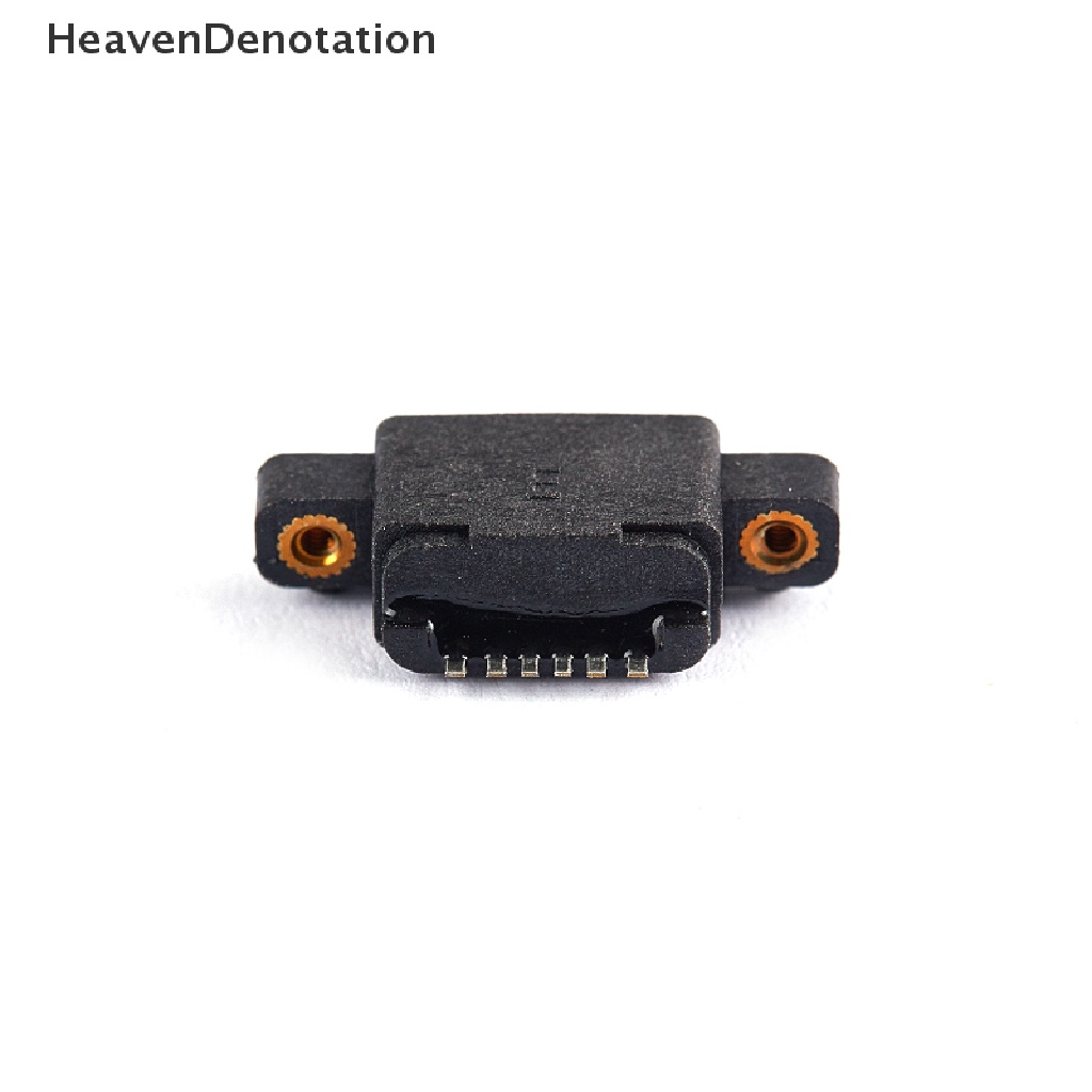 [HeavenDenotation] Usb 3.1 Type-C 6pin Female Socket SMD DIP Konektor Dengan Lubang Sekrup Untuk DIY PCB HDV