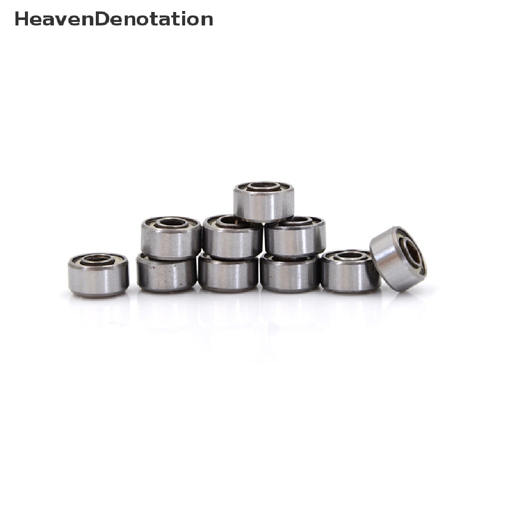 [HeavenDenotation] 10pcs 693ZZ Baja Karbon Miniatur Bola Bantalan 3 * 8 * 4mm Ganda Terlindung Bearing HDV