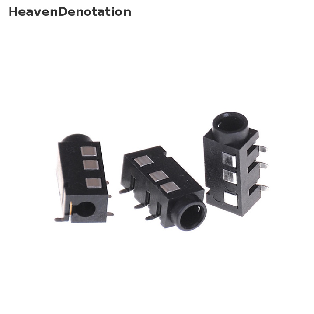 [HeavenDenotation] 10pcs PJ-320D 4pin SMD 3.5mm Female Konektor Jack Headphone PCB Mount HDV