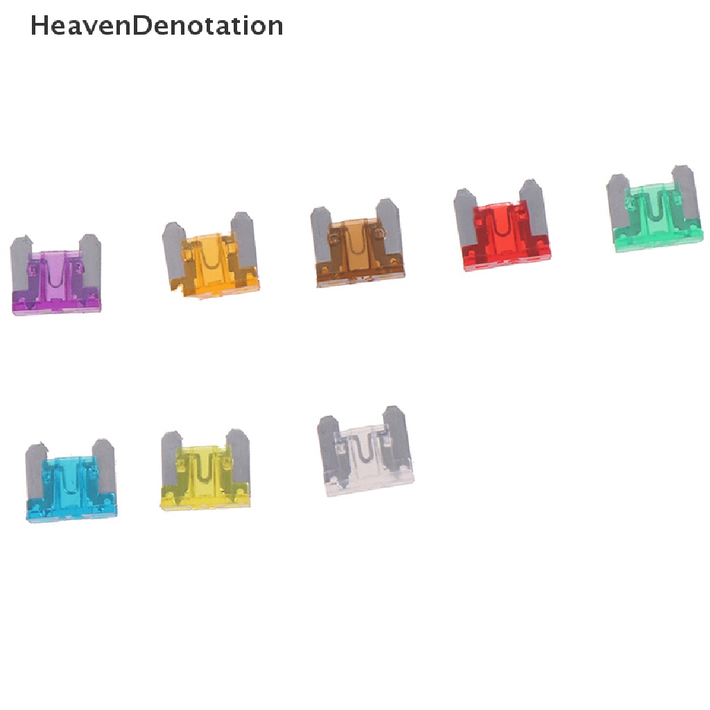 [HeavenDenotation] 100x micro auto Mobil low profile mini blade fuse kit 3A5A7.5A10A15A 20A25A30A HDV