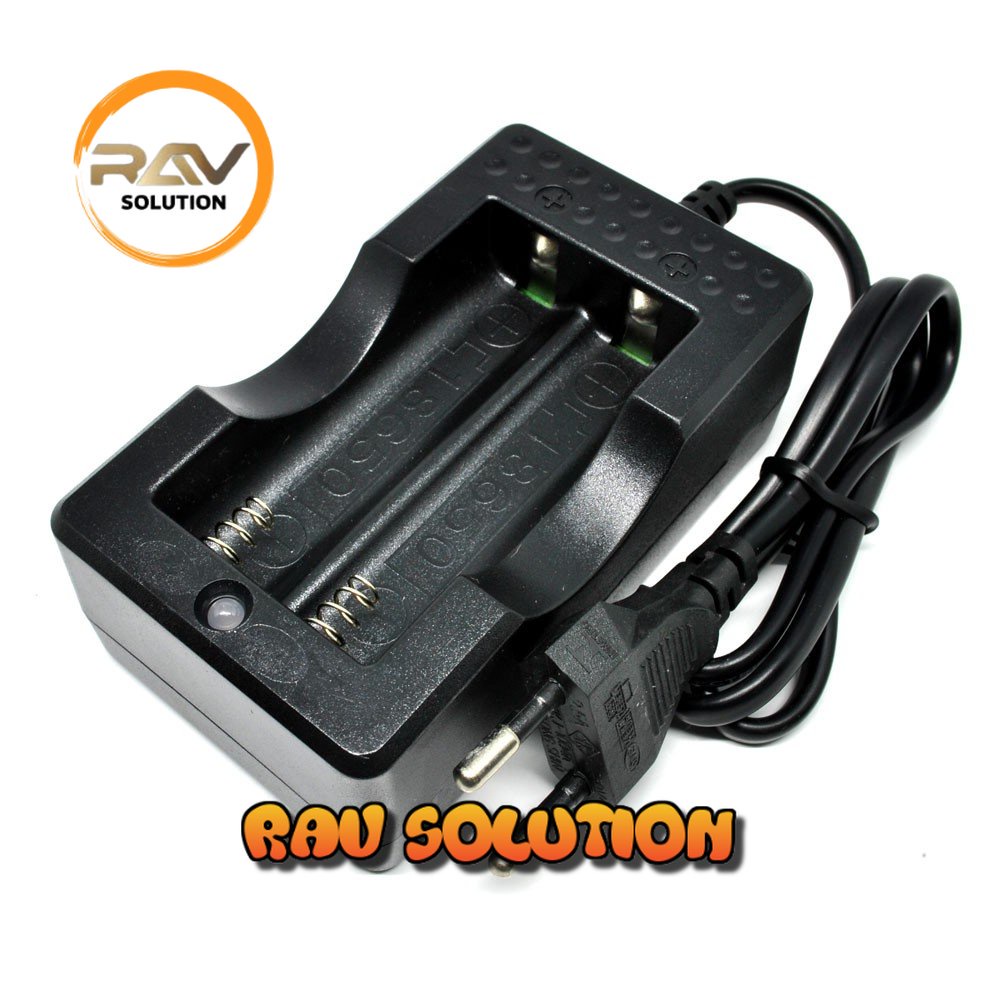 Cell Charger 18650 (Dual Battery Slot) - A-CC-02 - SET A RAV SOLUTION