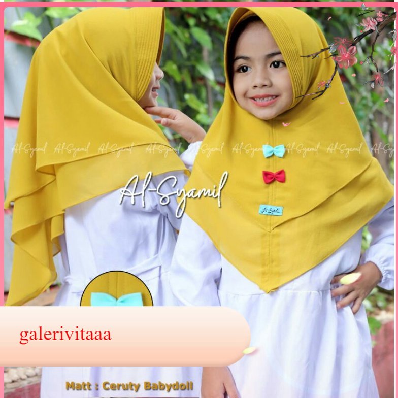 Hijab Anak Seruty Seruty Pita / Hijab Anak Bayi / Hijab Anak Perempuan 02