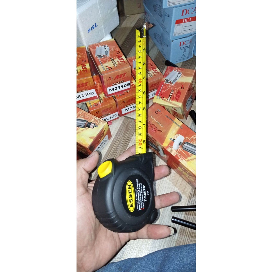 Meteran tukang bangunan 7.5 meter essen
