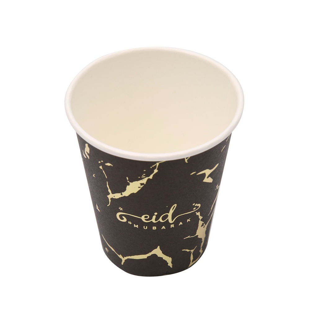 PAPER CUP KOPI TEH SIRUP EDISI LEBARAN / GELAS KERTAS 250ML 1 PACK ISI 10PC / IDUL FITRI HOT PAPER CUP  / GELAS KERTAS SEKALI PAKAI / PARTY CUP / GELAS PRAKTIS TIDAK USAH CUCI / IDUL FITRI PAPER CUP 250ML ISI 10PC