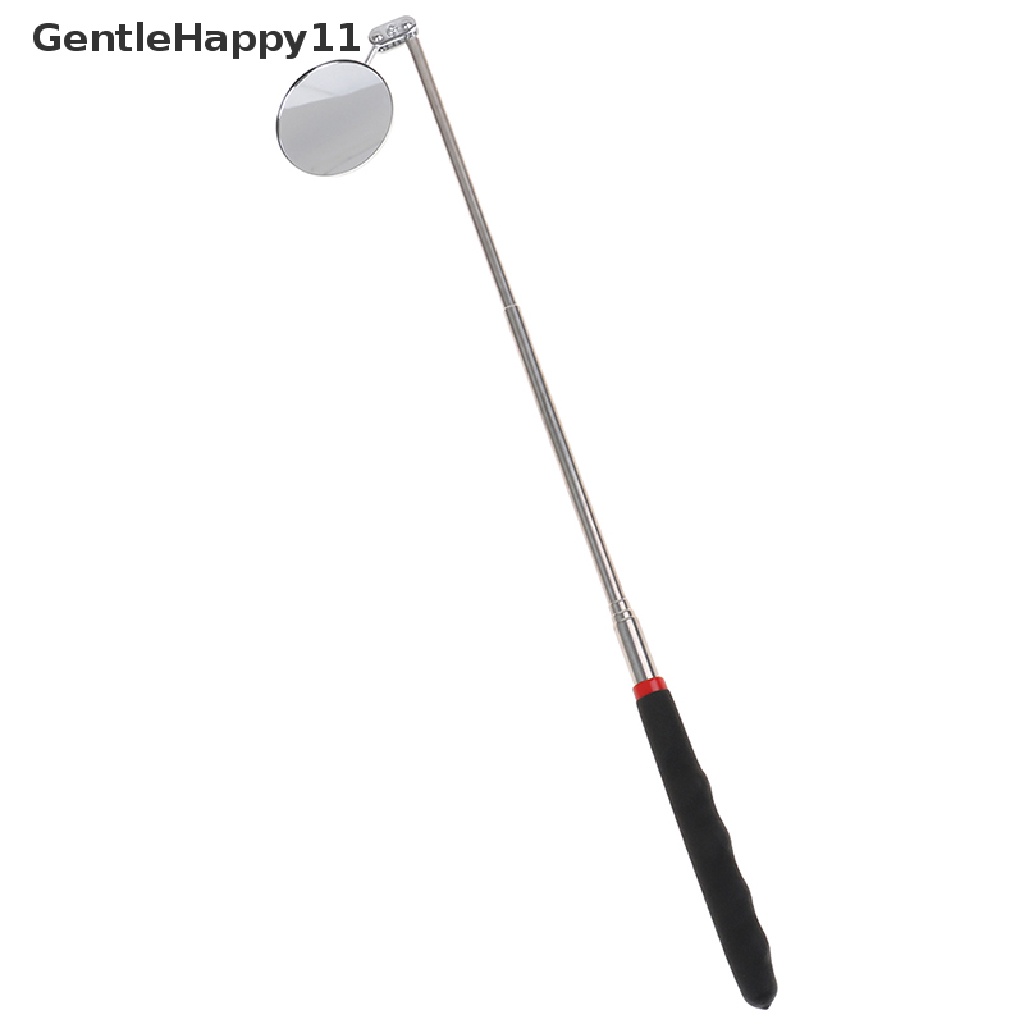 Gentlehappy 1Pc 50mm Cermin Bulat Inspeksi Lensa Deteksi Teleskopik Mobil360° Id Alat Perbaikan