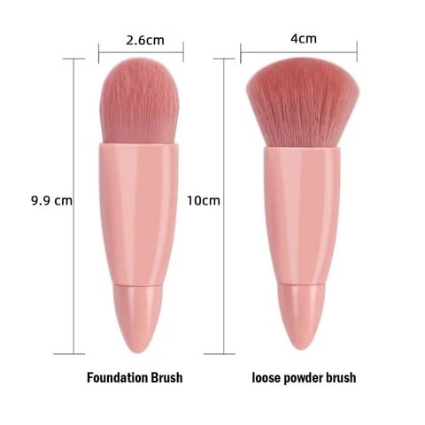 FY Make Up Brush Set Kuas Make Up Portable Plus Cermin