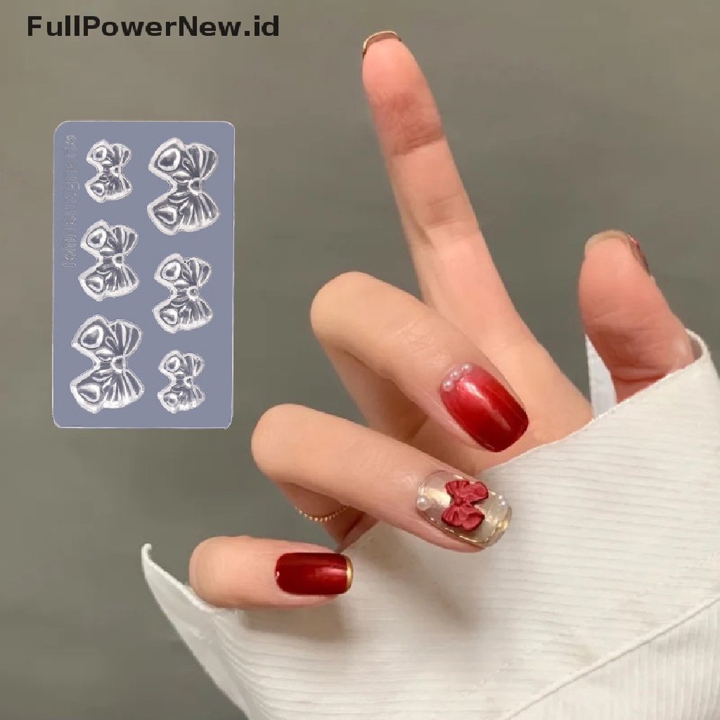Power Cetakan Ukir Paku 3D Cetakan Kupu-Kupu Silicone Nail Stamping Plate Nail Stencils ID