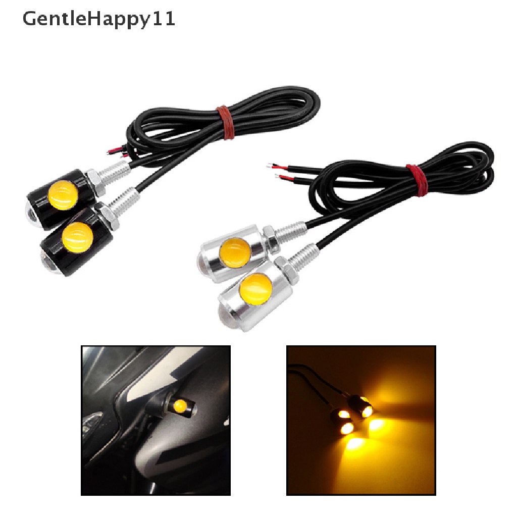 Gentlehappy 1Pcs Lampu Sinyal Motor LED Super Terang Nomor Mobil LED Lisensi Fog Lamp id