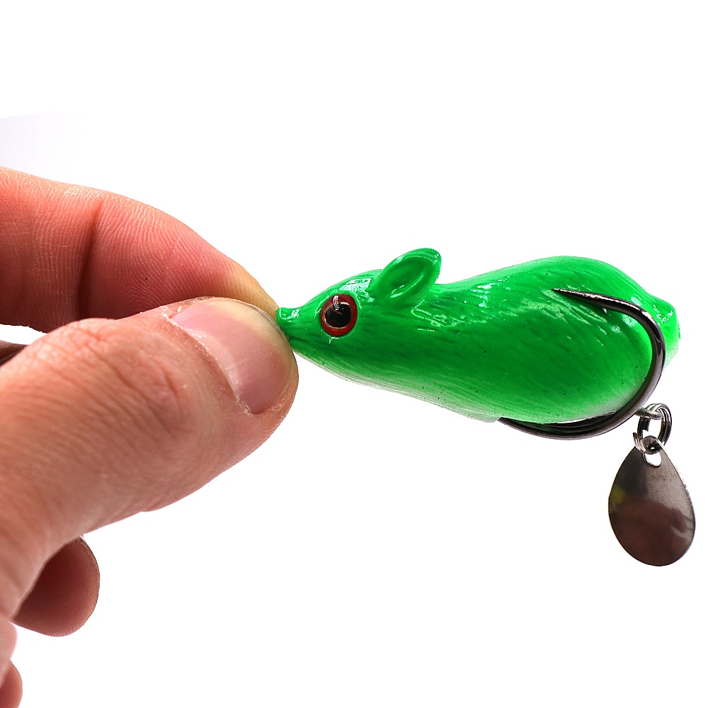 Umpan Katak 5cm/9.5g Soft Frog Lure Mouse Frog Soft Fishing Lure Casting Umpan Kodok Thunder Mini