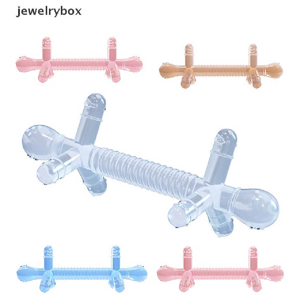 [jewelrybox] 1pc Tabung Gigi Bayi Anti-Eag Tangan Molar Tongkat Bayi Teether Mainan Hadiah Butik