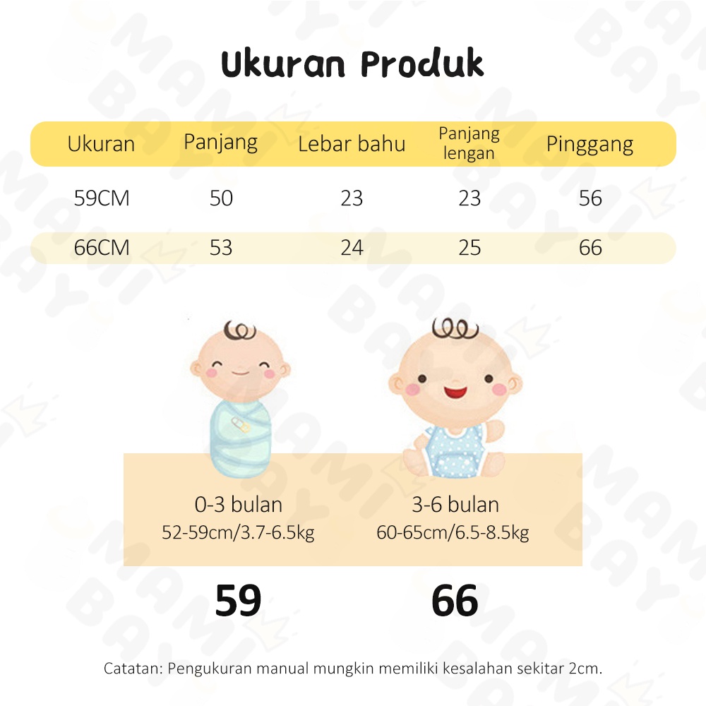 OKEYI Romper Bayi Newborn Motif Lucu Jumper Bayi Bahan Lembut Import