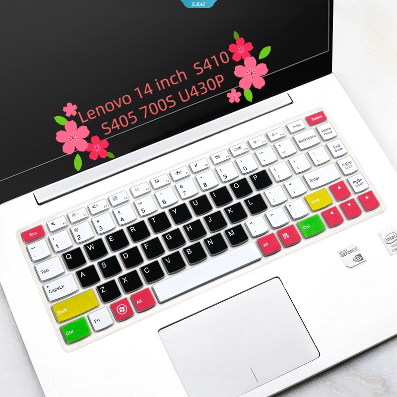 Silikon Keyboard Film Laptop Sleeve Untuk Lenovo 14inch Ideapad S410 S405 700S U430P Tahan Air Full Coverage Film Pelindung [ZK]