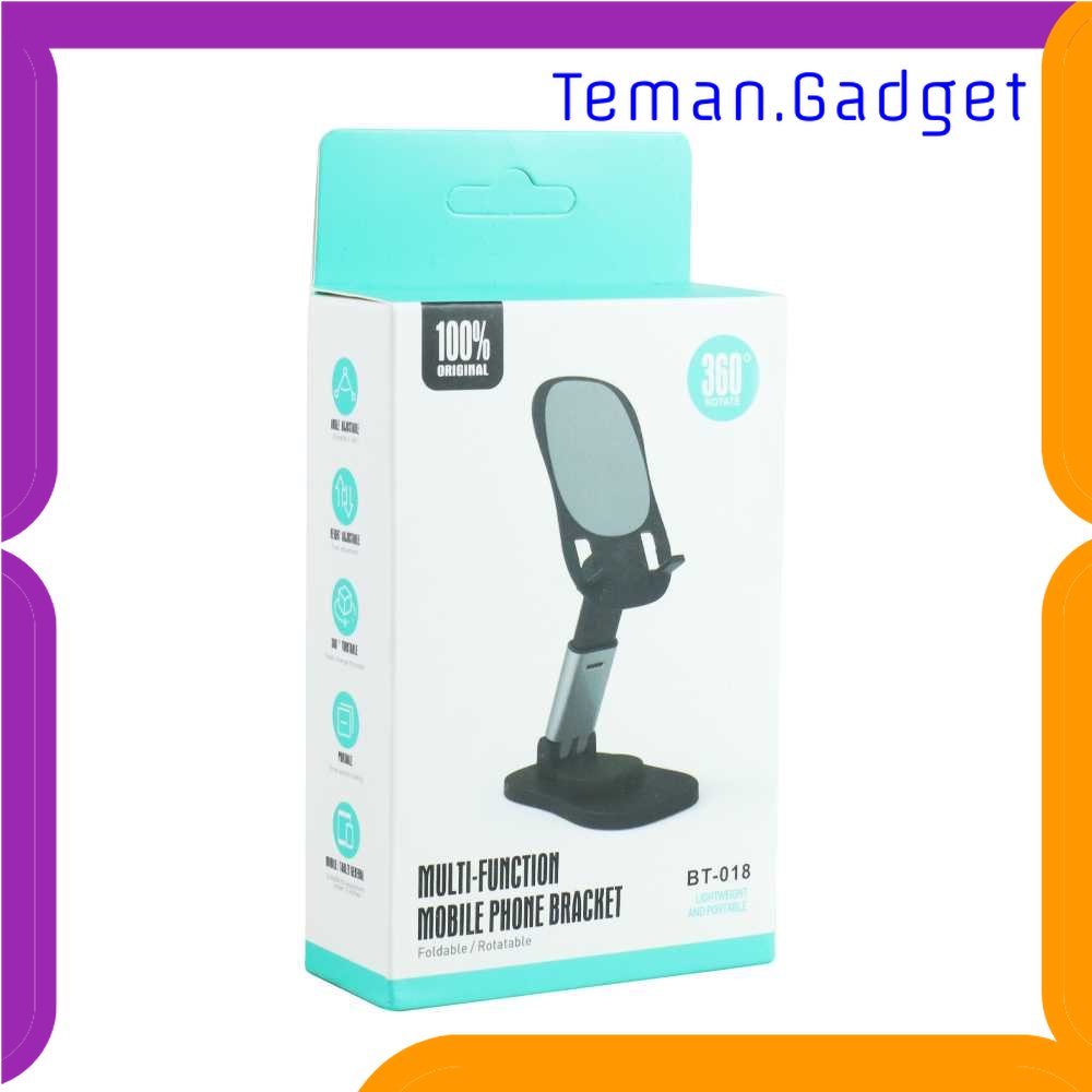 TG - KMP AUW Smartphone Desktop Holder Foldable Adjustable Stand Bracket - BT-018