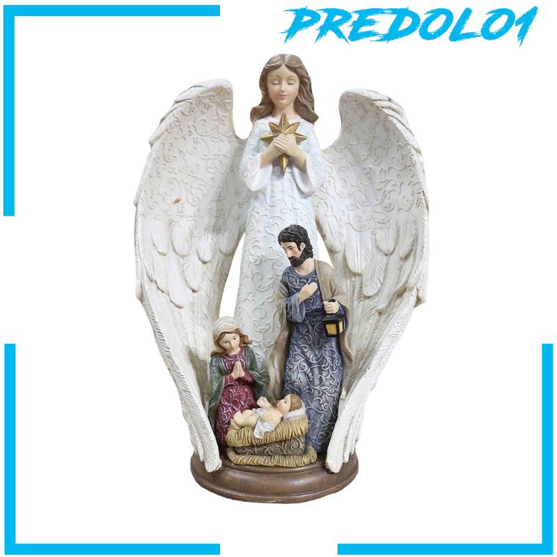 [Predolo1] Patung Pemandangan Kelahiran Patung Keluarga Kudus Untuk Pernikahan Meja Tengah
