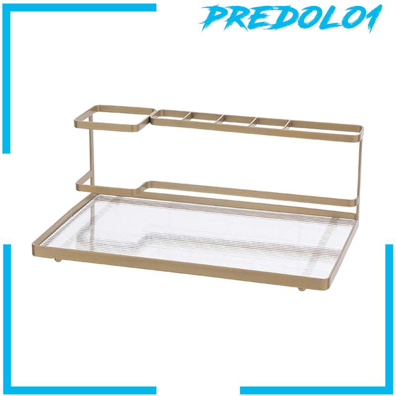 [Predolo1] Tempat Sikat Gigi Elektrik Rak Organizer Counter Kamar Mandi Untuk Vanity Cream