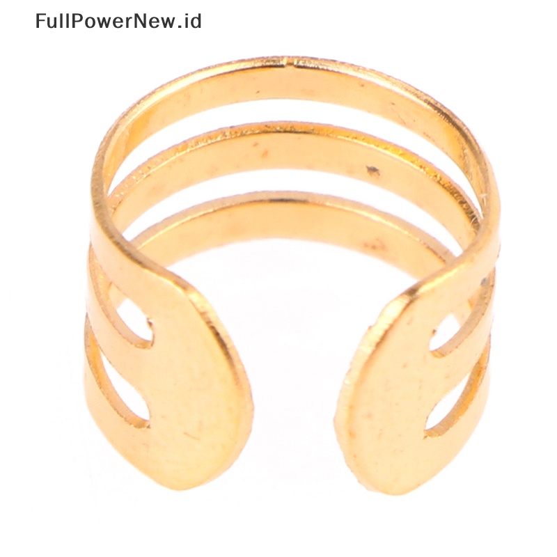 Power 50pcs Adjustable Kepang Rambut Gimbal Manik-Manik Manset Cincin Aksesoris Alat Rambut ID