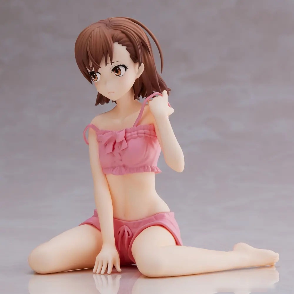 11cm Anime A Ilmitenific Railgun Mikoto Misaka Figure Gadis Lucu Mie Stopper Action Figure Mainan Model Koleksi PVC