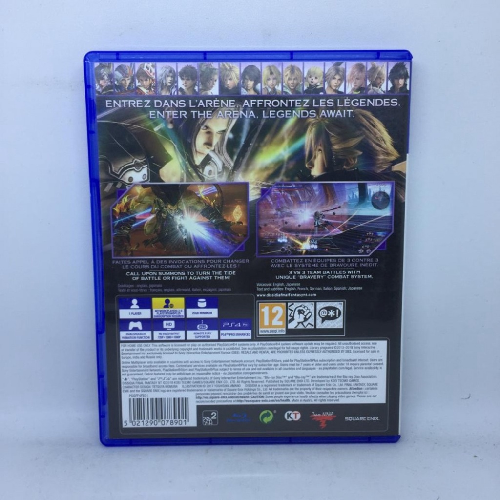 BD PS4 Final Fantasy Dissidia NT