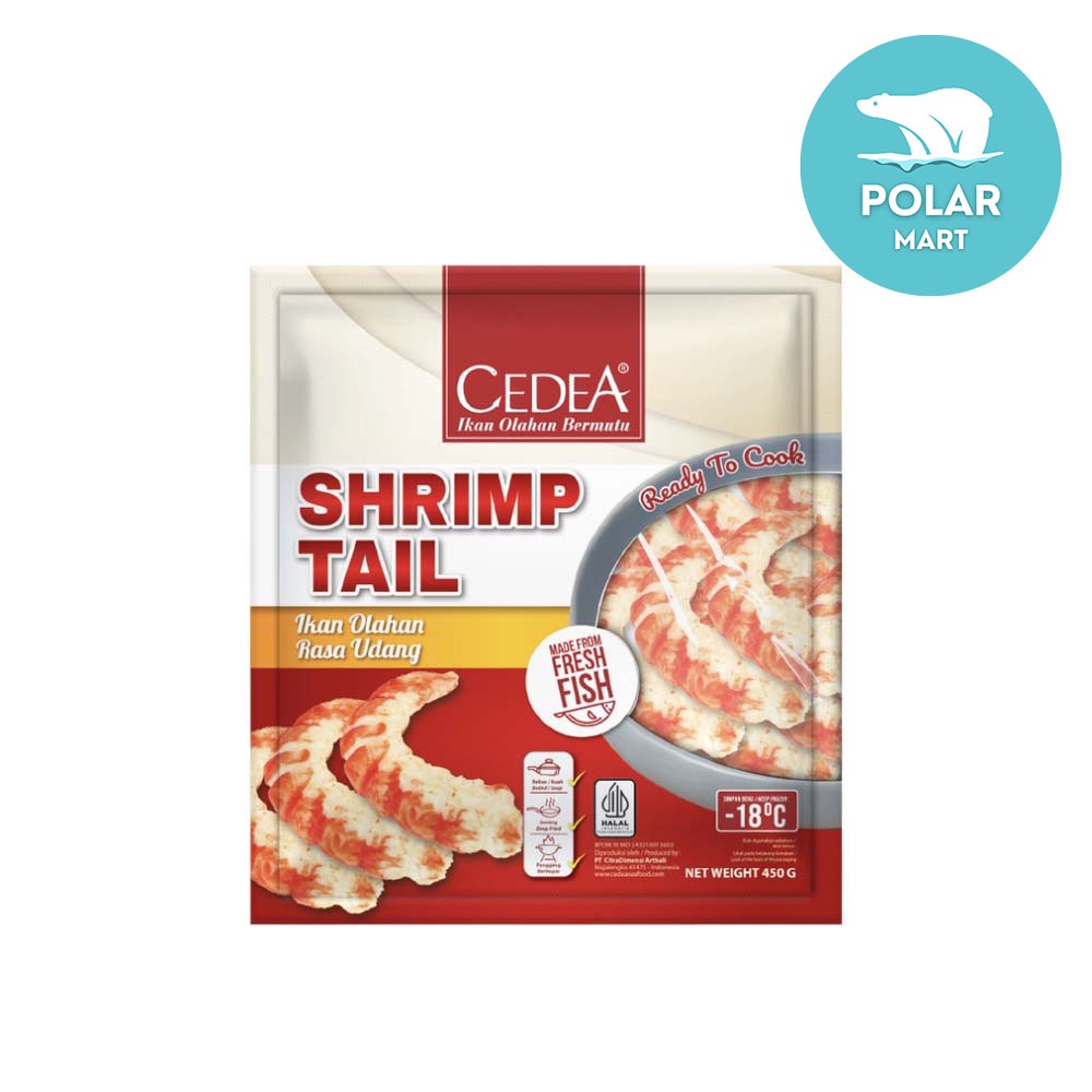 

[Cab. Cimahi] Cedea Shrimp Tail Ikan Olahan Rasa Udang 450 Gram (FROZEN FOOD BANDUNG)