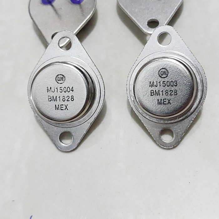 MJ15003 MJ15004 MJ 15003 15004 Sepasang Transistor Jengkolan To-3 MEX