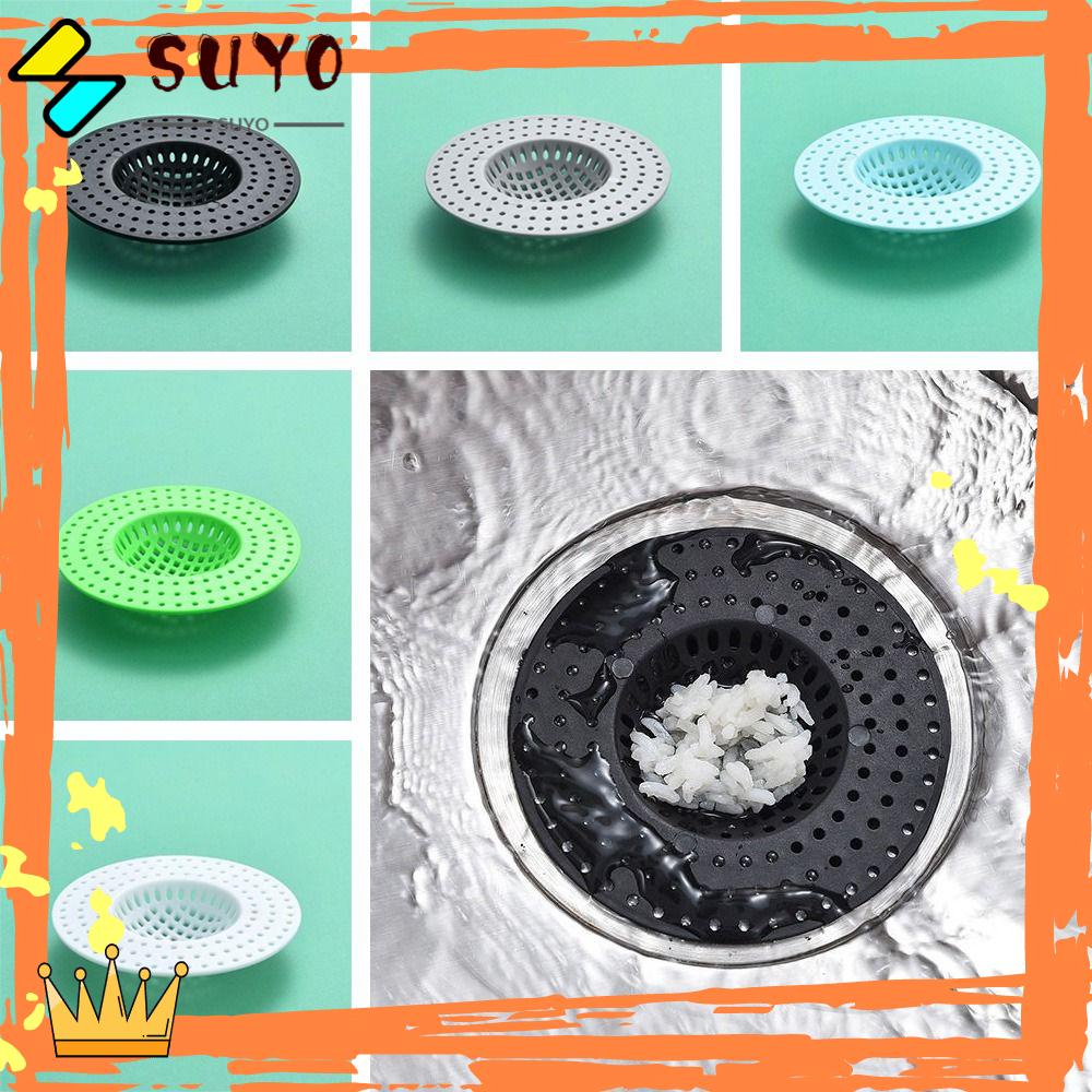 Suyo 6PCS Saringan Wastafel Serokan Sampah Berguna Cleaning Stuff Cover Food Hair Stopper