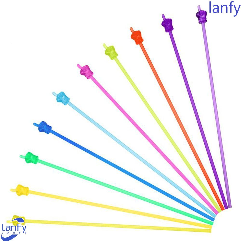 Lanfy Finger Pointer Belajar Alat Bantu Mengajar Warna-Warni Mainan Montessori Tongkat Yang Dapat Ditekuk Kelas Helpers Hand Pointers Stick