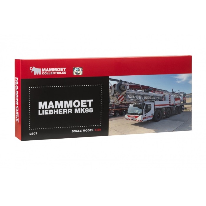 Diecast Miniatur Alat Berat Mammoet Liebherr MK88 Mobile Crane (1:50)