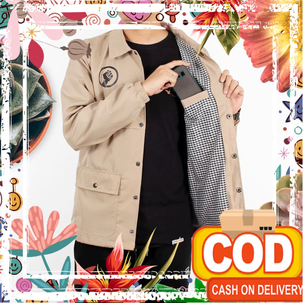 [COD] ERIGO COACH/JAKET ERIGO/TERLARIS/M L XL/ tebel pol