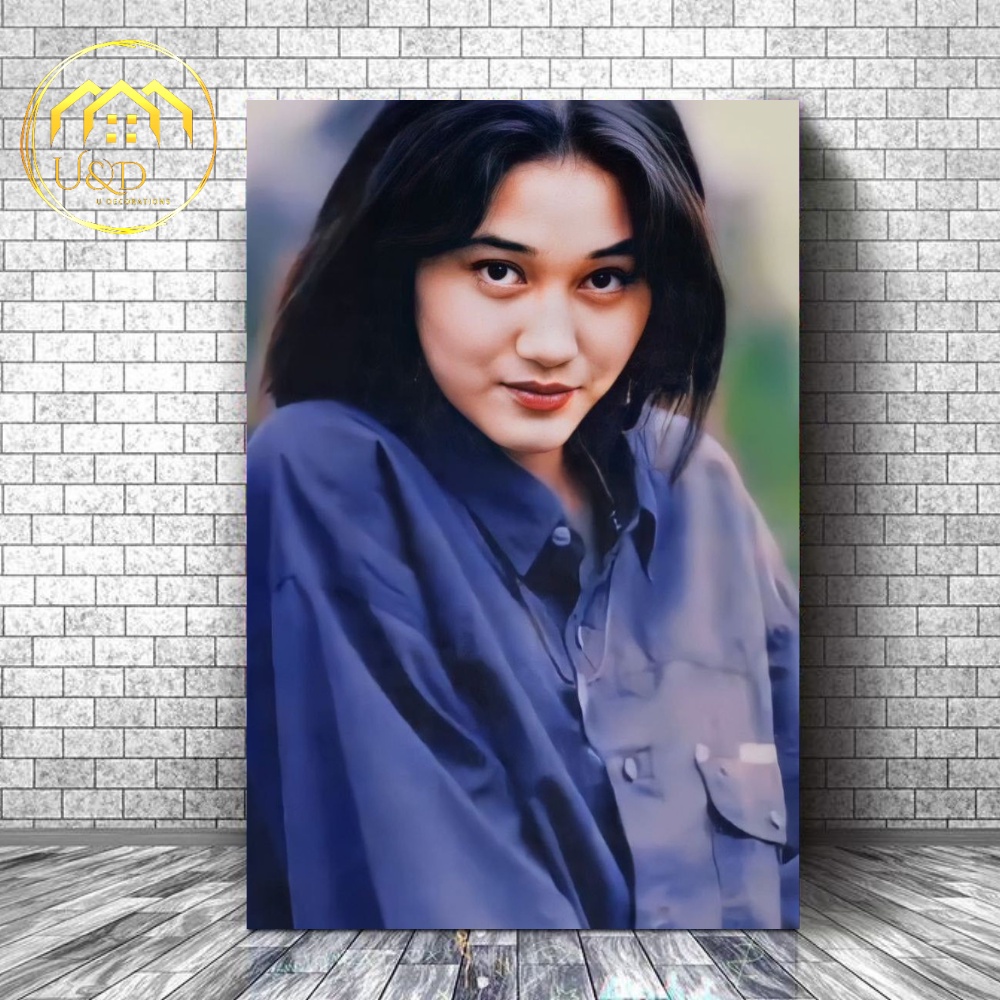 HIASAN DINDING - POSTER KAYU NIKE ARDILLA - POSTER NIKE ARDILA - DEKORASI RUMAH - UKURAN 20X30 CM - 