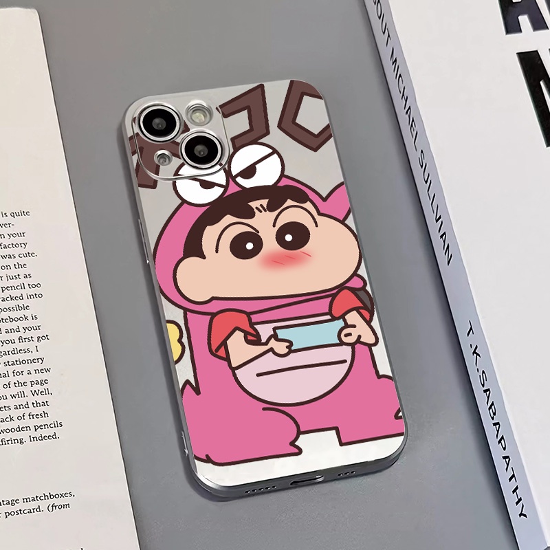 IPHONE Soft Electroplate Phone Case Kompatibel Untuk Iphone11 14 13 12 Pro XS Max XR X8 7 6S Plus Casing Mini TPU Silikon Shockproof Cover