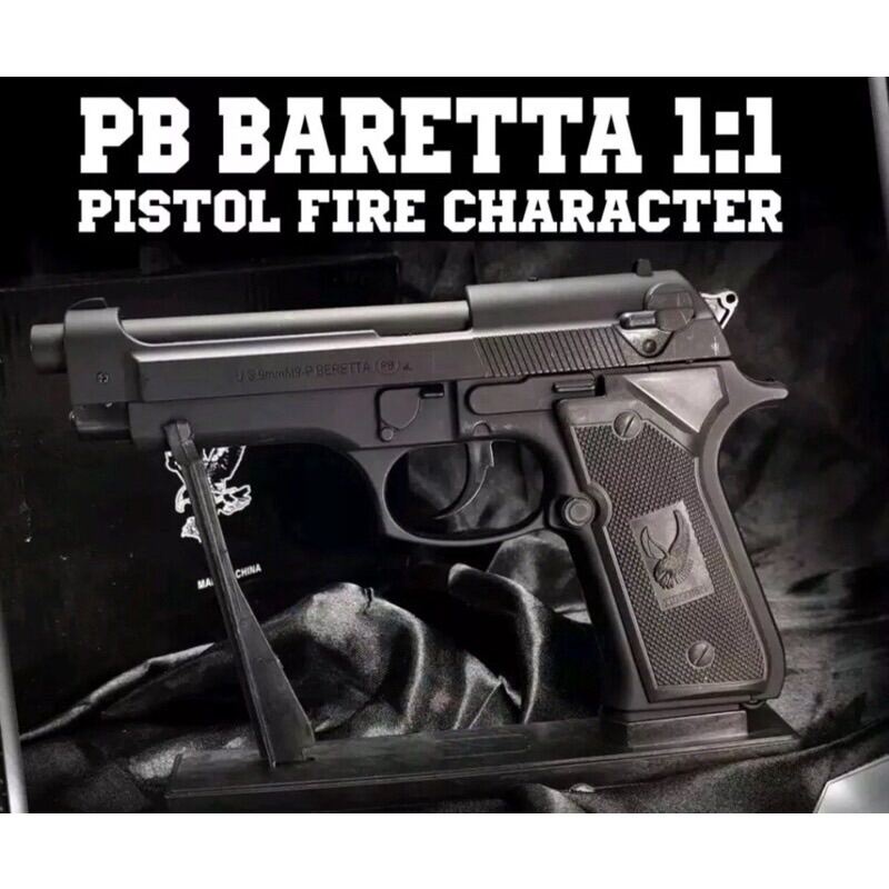 Korek Api/Gas Model Pistol + Sarung Ukuran Jumbo korek Bareta /Black