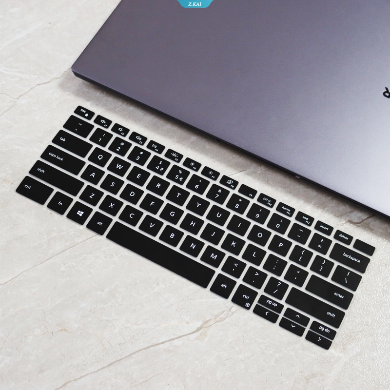 Pelindung Keyboard Laptop Model Silikon Bening Untuk Dell 13.4 Inch XPS13-7390 Waterproof Keyboard Protector [ZK]